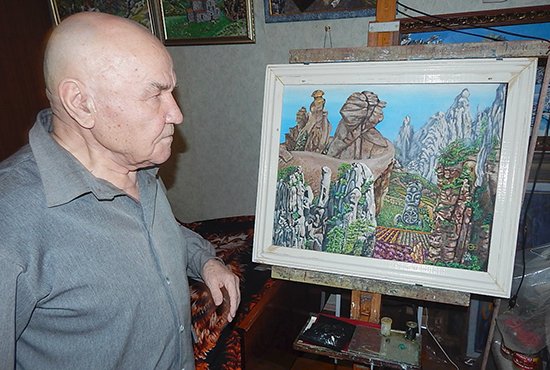 Картины Эчика Барцева часто экспонируются в Центре традиционной культуры Урала. Фото: Настасья Боженко