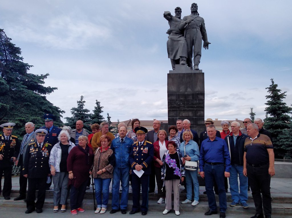 Встреча свердловских и петербургских ветеранов в июне 2021 года.