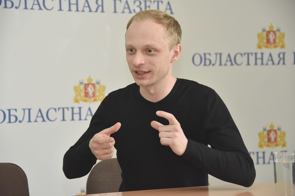Игорь Булыцын в редакции Областной газеты