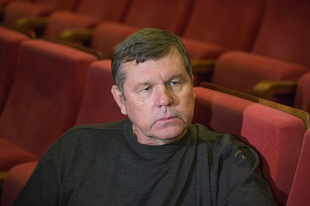Александр Новиков в зале Театра Эстрады