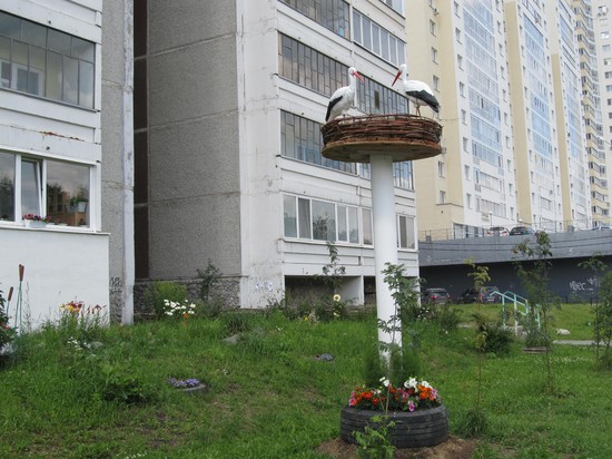 Двор по улице Соболева в Екатеринбурге