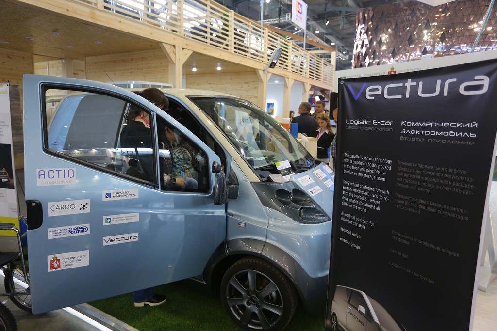 Vectura коммерческий электромобиль на выставке Иннопром-2017