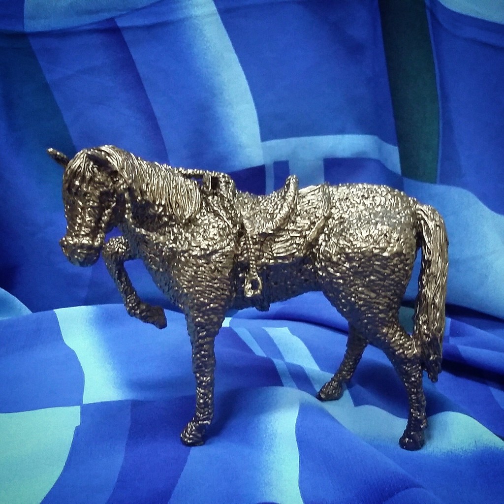 Полина Даньшина, 3Д-скульптура, 3Д-ручка, 3D-печать, конь