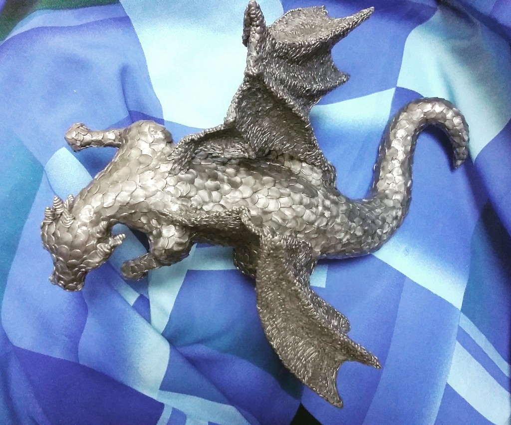 Полина Даньшина, 3Д-скульптура, 3Д-ручка, 3D-печать, дракон