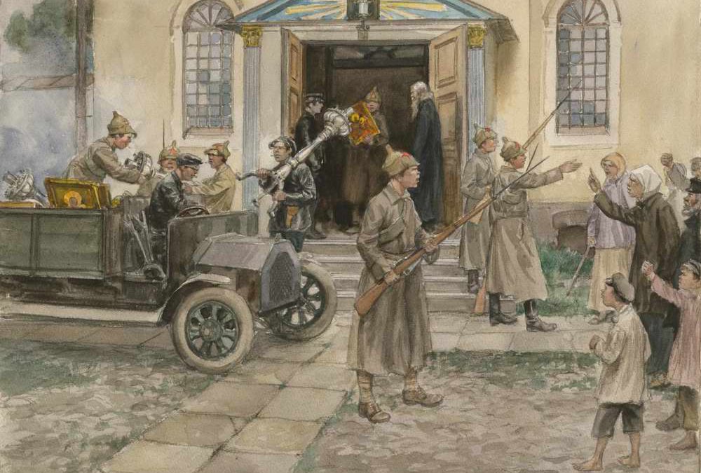 Иван Владимиров. Реквизиция церковного имущества в Петрограде. 1922