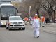 Ян Габинский был факелоносцем во время олимпийской  эстафеты в Екатеринбурге. Фото: Алексей Кунилов.