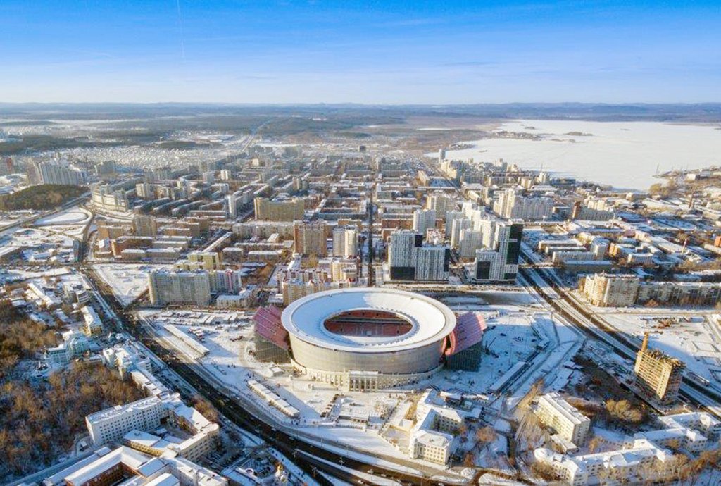 Масштабная реконструкция Центрального стадиона завершилась. «Екатеринбург-Арена» стал вторым законченным объектом  к ЧМ-2018 после московских «Лужников». Фото: Предоставлено Центром общественных связей Группы Синара