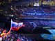 На церемонии закрытия Олимпийскую эстафету у Сочи принял корейский Пхёнчхан. Фото РИА Новости.