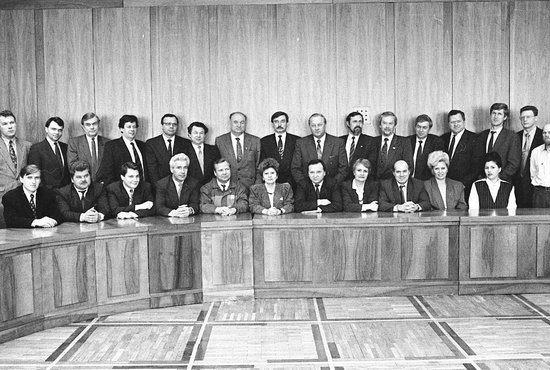Почти двадцать лет назад… Сегодня многие из них стали легендами уральской политики. Фото Владимира Казакова.