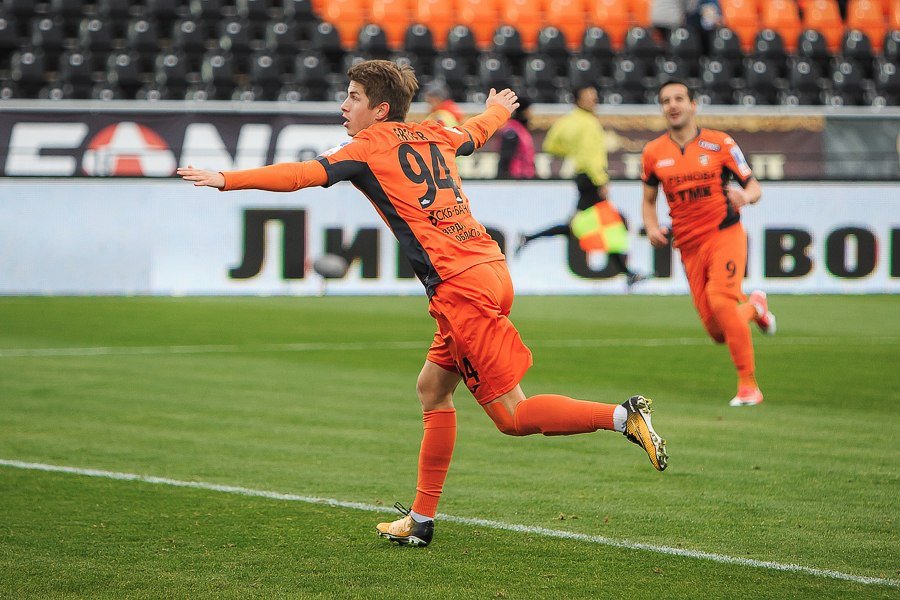 В нынешнем сезоне Алексей Евсеев забил за «Урал» три мяча. Фото: Никита Медведевских