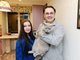 Илья Скворцов и его супруга Мария очень любят своего кота Тедди Фото: Владимир Мартьянов