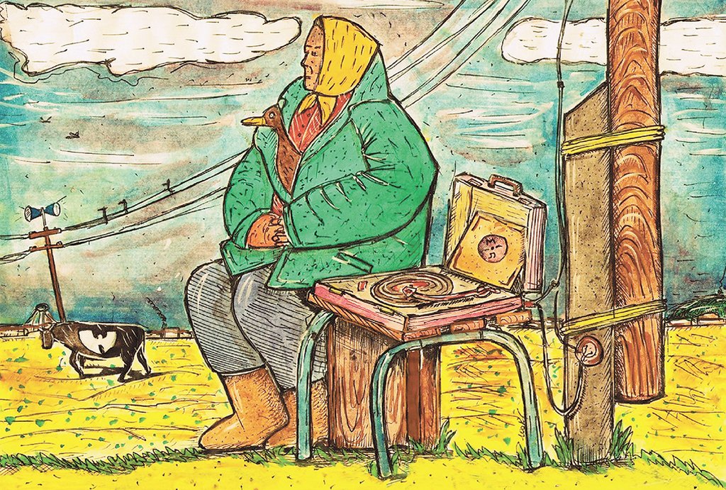 Картина Сергея Рожина «Бабушка  хип-хоп»:  «Она олицетворяет для меня невидимый  дух свободы»