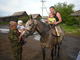 Для души Галимьян Зиннуров (слева) содержит небольшую конеферму. Любовь к лошадям он, как настоящий татарин, привил детям и внукам. Неизвестный фотограф
