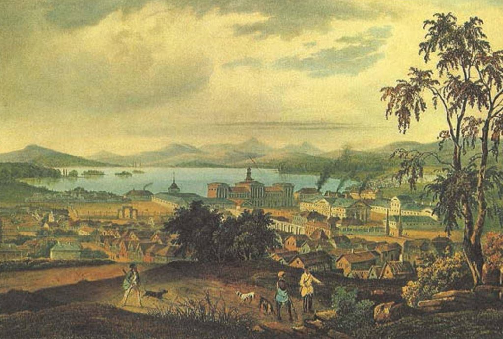 Литография «Верх-Исетский завод» Адольфа Купфера, 1828 год. Фото: ru.wikipedia.org