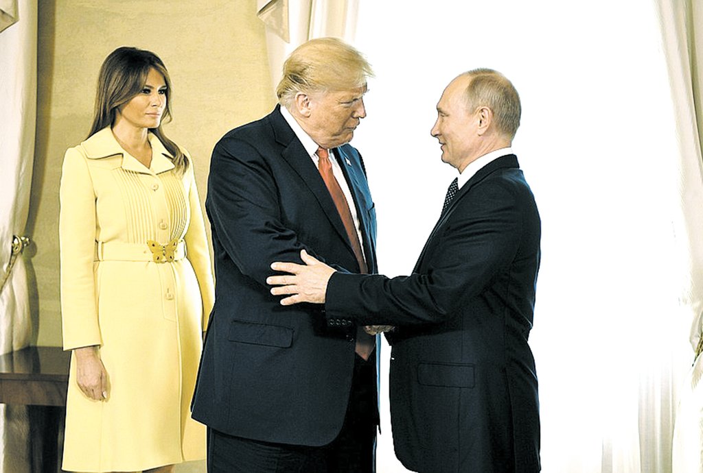 18 июля в Хельсинки Владимир Путин и Дональд Трамп провели первую полноформатную встречу