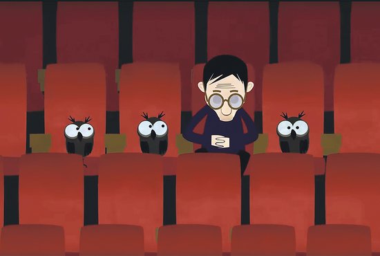 Кадр из мультфильма «Совы нежны»