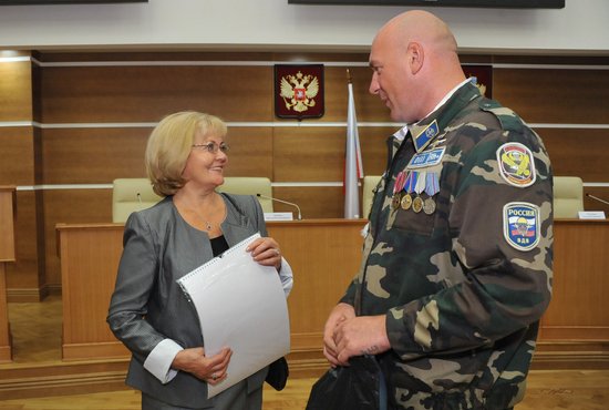 Ветеран-десантник Владимир Давыдов: военно-патриотических клубов в области почти не осталось. Фото Алексея Кунилова.