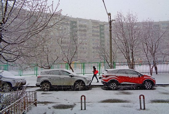 В городе установился снежный покров. Фото: Алексей Кунилов