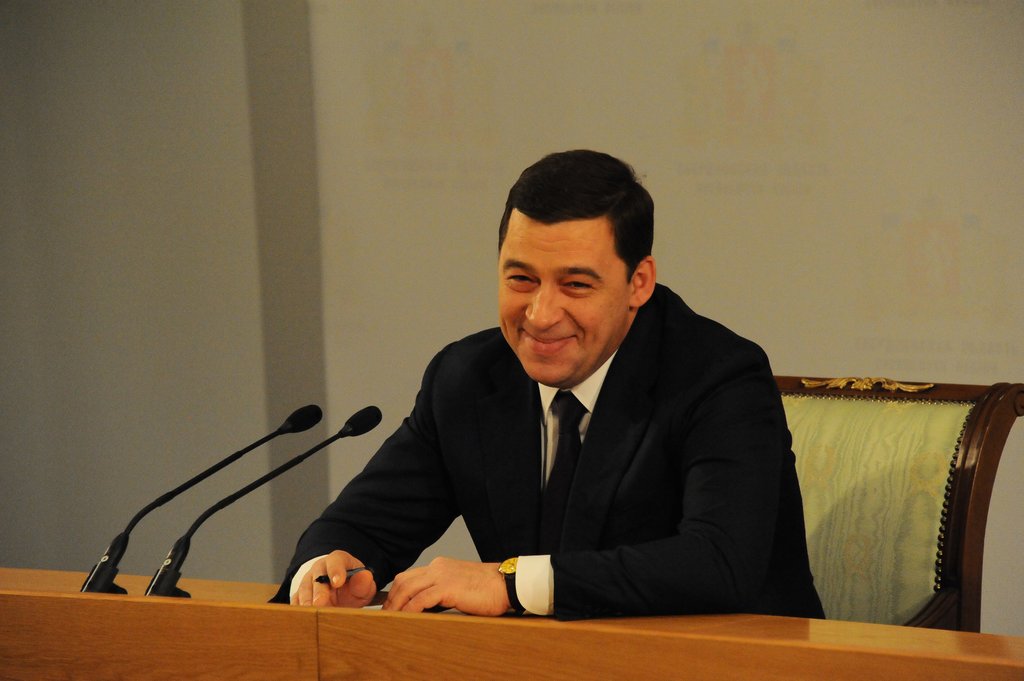 Пресс-конференция губернатора Евгения Куйвашева продолжалась 2 часа 7 минут. Фото: Станислав Савин