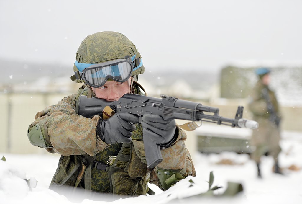 рядовой солдат миротворческого батальона Центрального военного округа