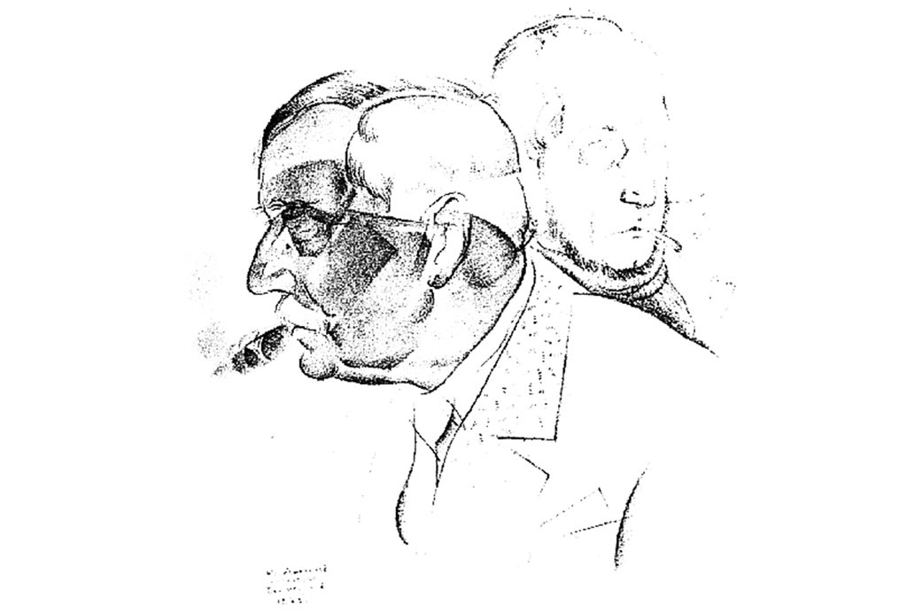 Ю. Анненков «Портрет писателя Г. Уэллса». 1920 г.