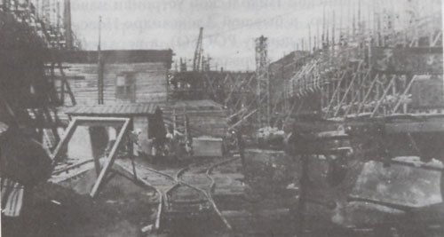 Строительство завода Стальмост. Начало 1930-х гг. Неизвестный фотограф