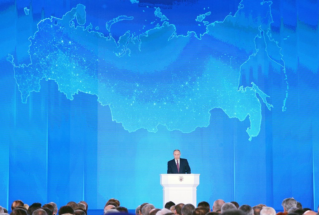 Вчера ПрезидентРоссии Владимир Путин выступил перед Федеральным Собранием с Посланием, где обозначил положение дел в стране и основные стратегические направления развития на ближайшую перспективу. Фото: KREMLIN.RU