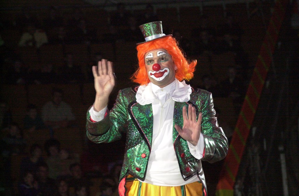 Последний раз  в образе Рыжего клоуна Марчелино Анатолий Марчевский выходил на своё 55-летие. Фото Станислава Савина.