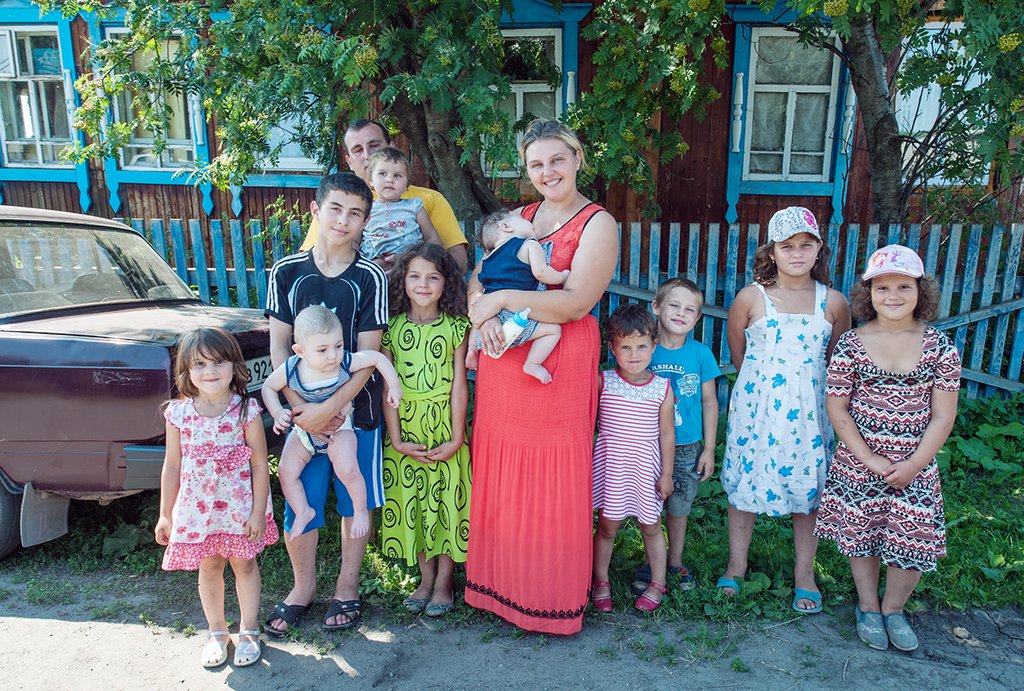 Многодетная семья Кириченко