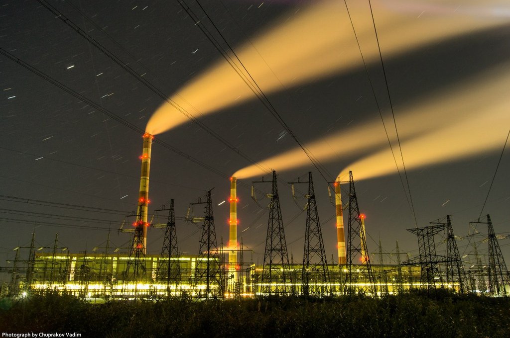 Рефтинская ГРЭС – крупнейшая тепловая электростанция в России, работающая на твёрдом топливе. Фото: Вадим Чупраков