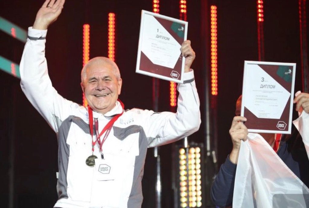 60-летний Булат Ибраев завоевал одну из золотых медалей на чемпионате. Фото: Альфира Шалгина