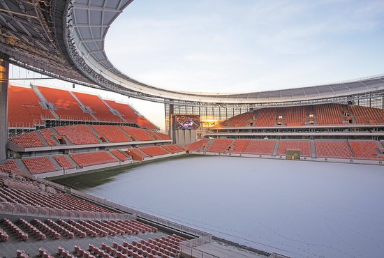 Ожидается, что во время тестовых матчей «Екатеринбург Арена» будет заполняться как минимум на четверть. Фото: Владимир Мартьянов
