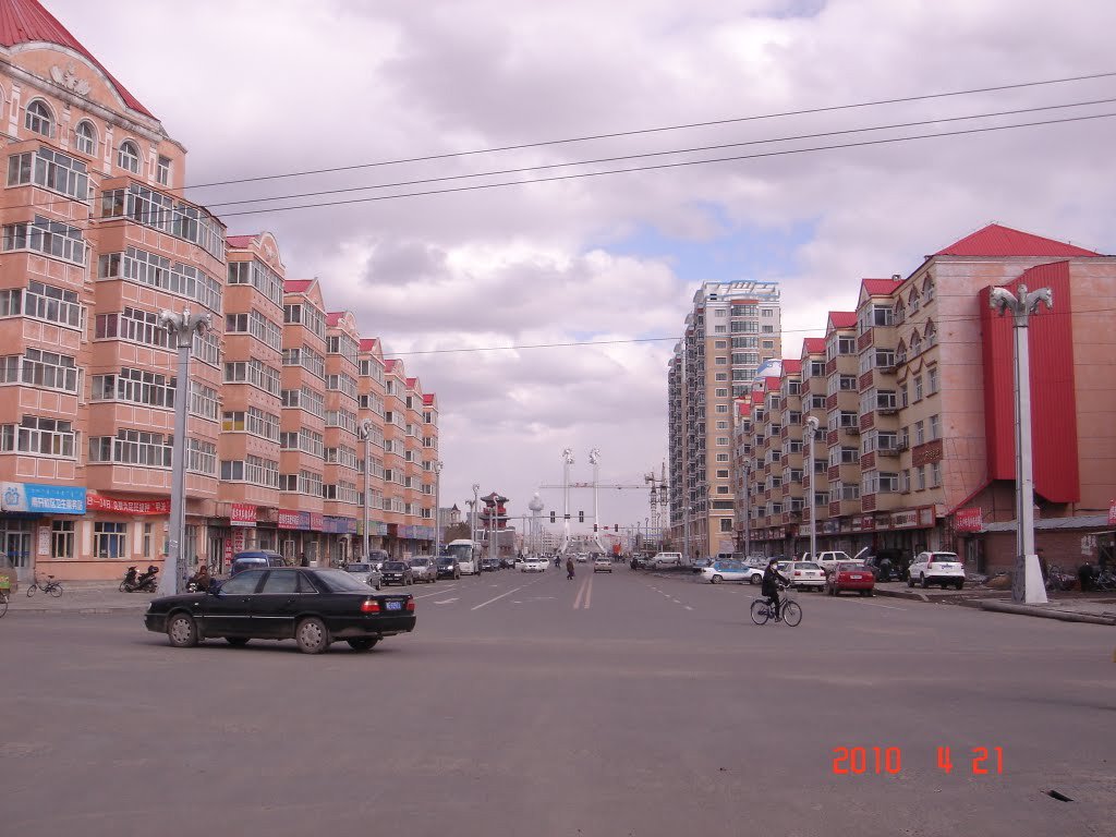 Город Хайлар расположен в северо-восточной части Китая, входит в состав автономного района Внутренняя Монголия. Население - 250 000 человек. Фото: panoramio.com