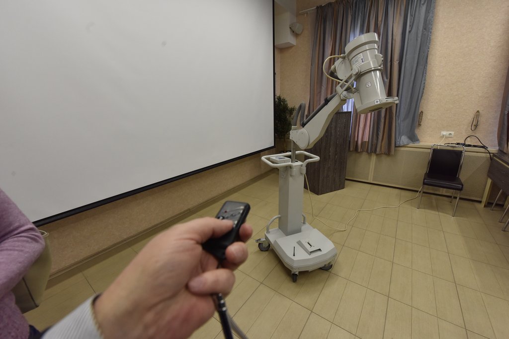 Такой мобильный палатный рентген уже есть в госпитале ветеранов войн в Екатеринбурге. Фото: Алексей Кунилов