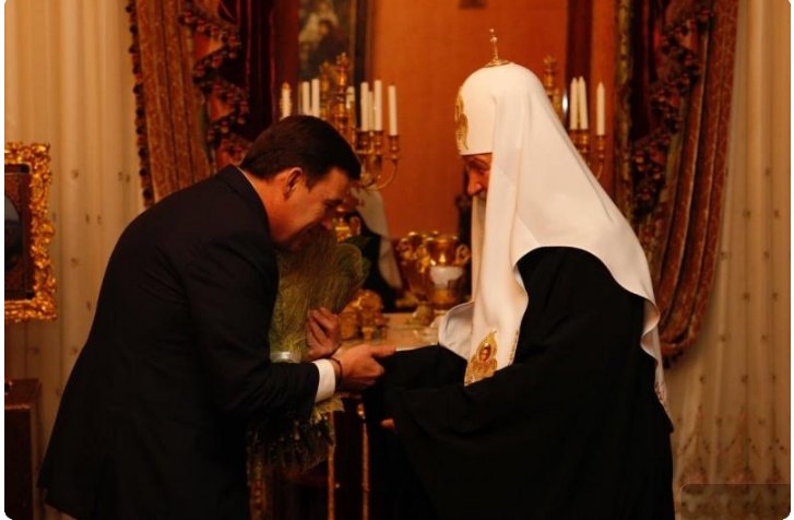 Губернатор Евгений Куйвашев встретился с Патриархом Кириллом