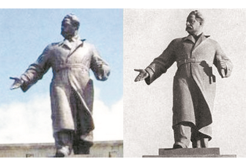 Памятники Орджоникидзе в Кисловодске и Екатеринбурге. Что называется – найдите десять отличий
