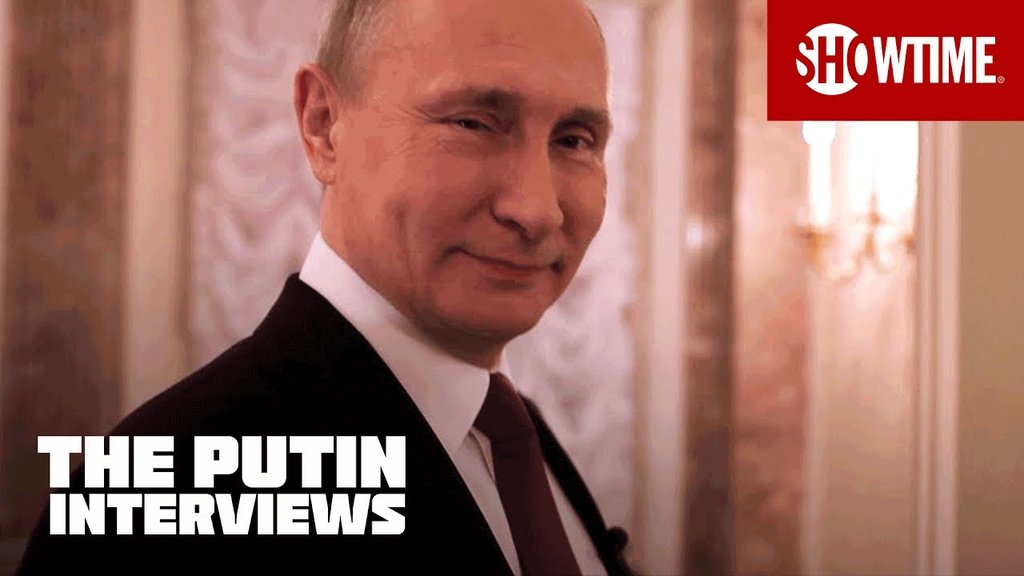 Постер фильма Оливера Стоуна "Интервью с Путиным"