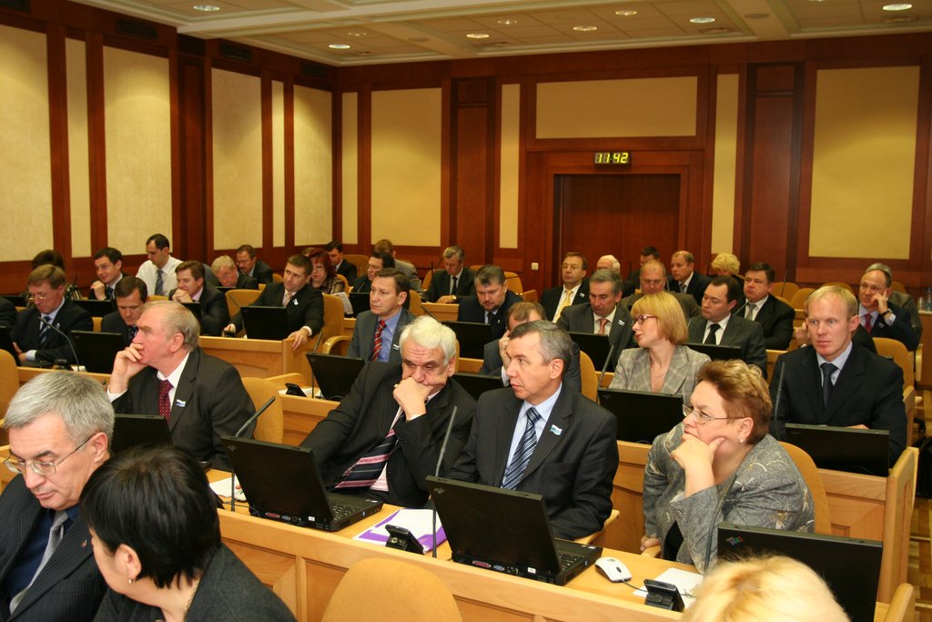 В 2008 году две палаты Законодательного Собрания Свердловской области многие вопросы рассматривали совместно. Фото Андрея Мальцева.