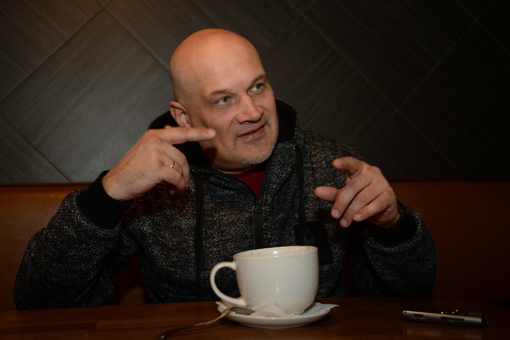 Евгений Серебряков, солист группы «Рыба пила»