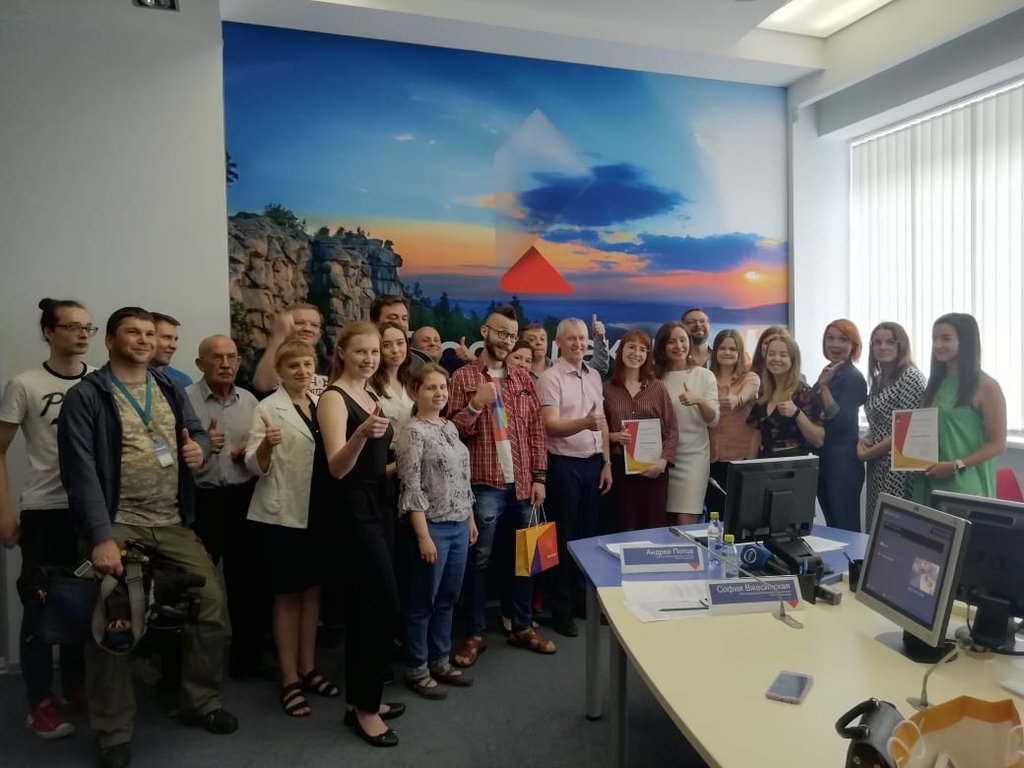 Журналисты Свердловской области на церемонии награждения