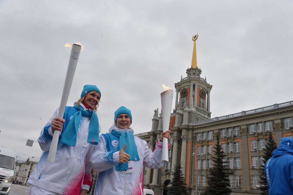 Участники Универсиады в Екатеринбурге