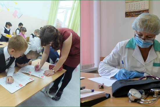 Свердловским педагогам и врачам хотят ввести ежемесячные доплаты. Фото: коллаж