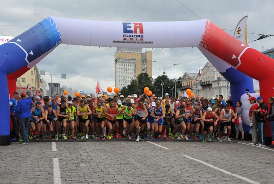 В Екатеринбурге определён маршрут марафона «Авропа – Азия». Фото: Александр Зайцев