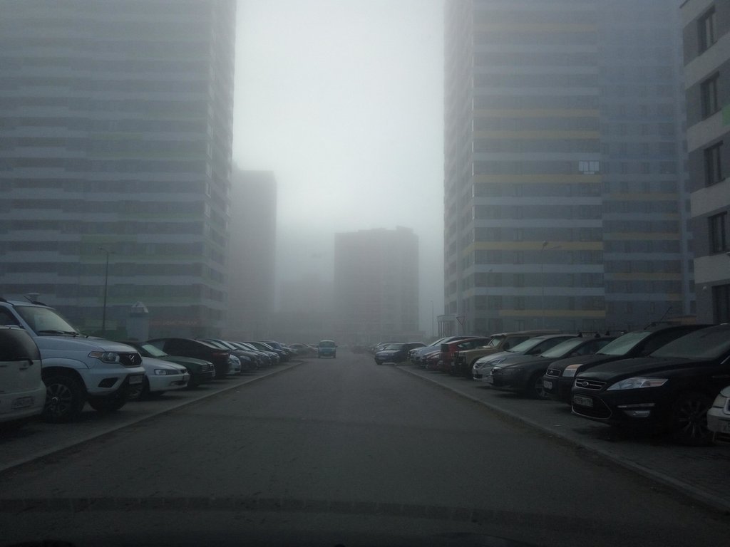 Туман в городе