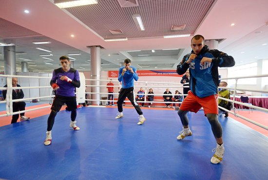 На проходящем в Екатеринбурге чемпионате мира по боксу AIBA сегодня вступают в бой трое российских боксёров.  Фото: Павел Ворожцов