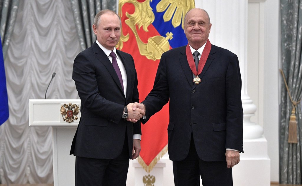 Владимир Путин и Владимир Меньшов