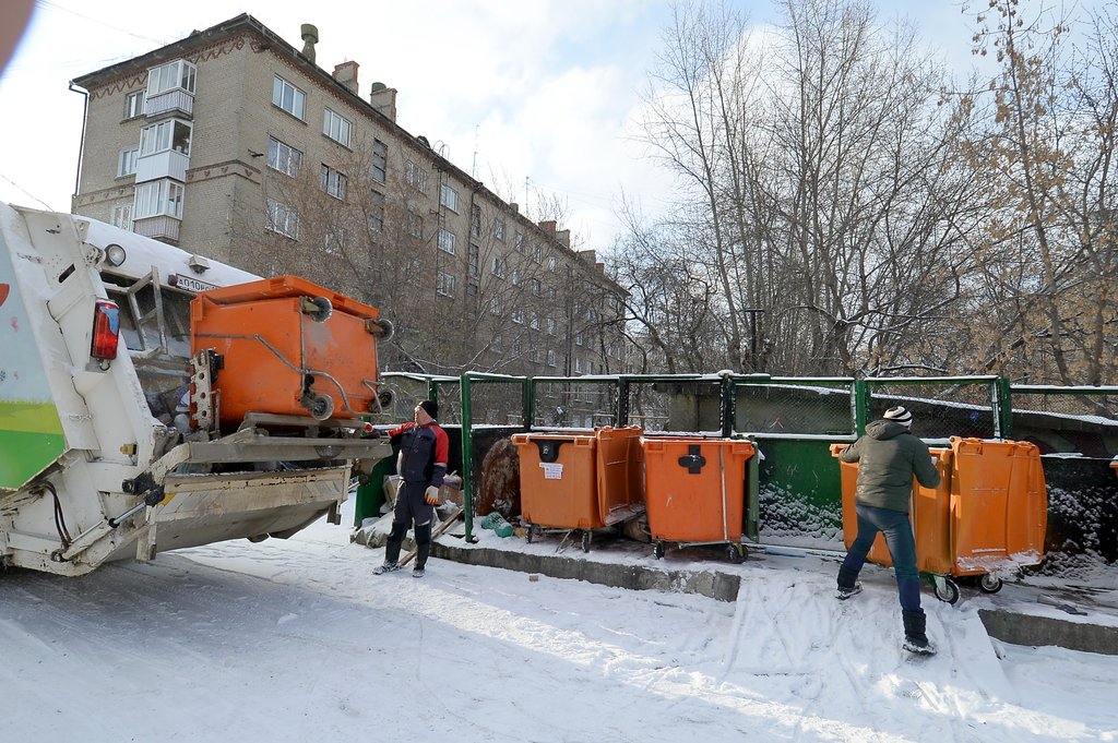 Погрузка мусора