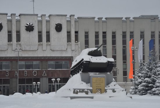 В Нижнем Тагиле определили границы танка-памятника. Фото: Алексей Кунилов