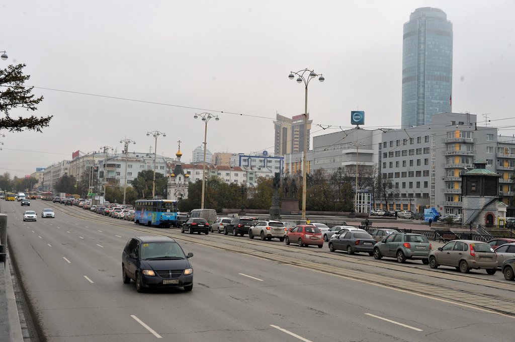 пробки в Екатеринбурге