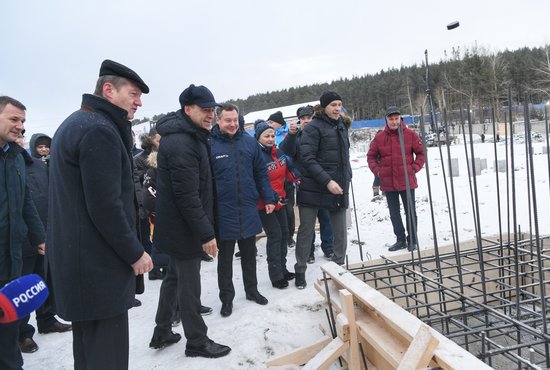 Строительство ледовой арены планируют завершить уже в следующем году. Фото: департамент информполитики Свердловской области